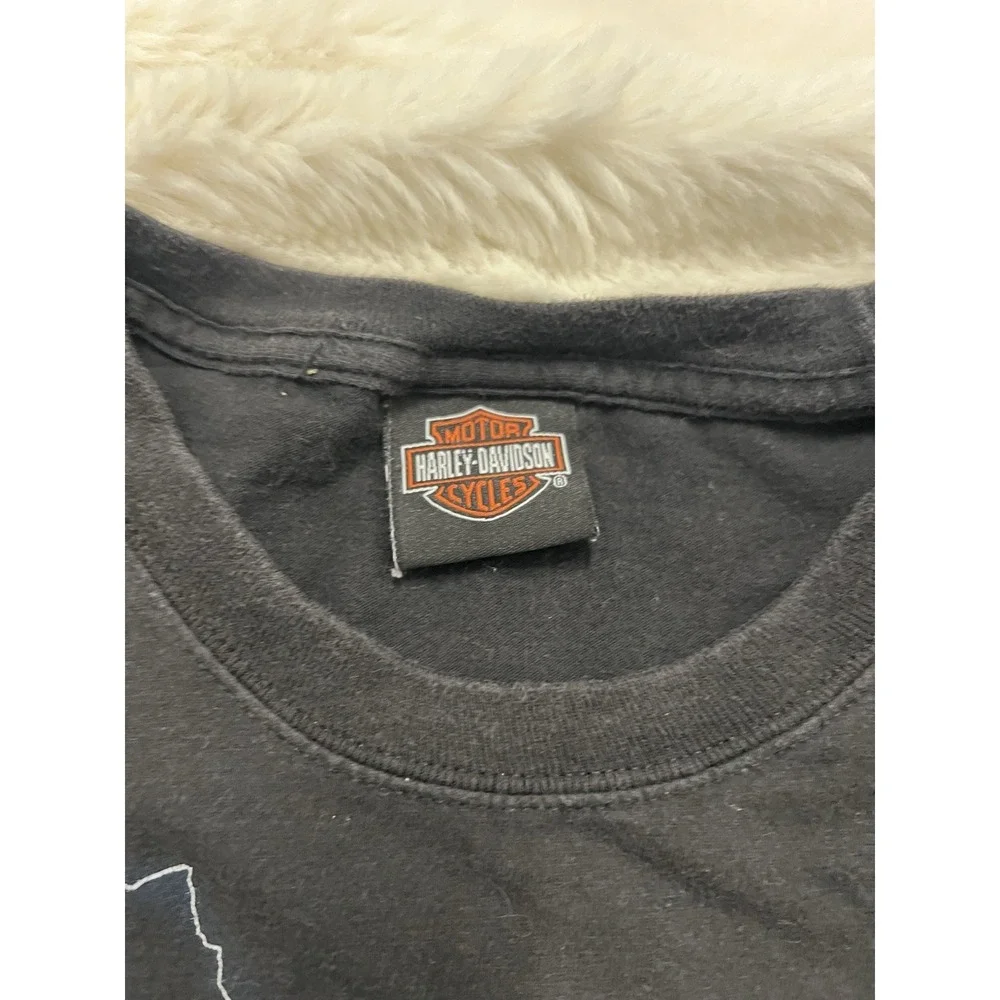Harley-Davidson Shirt Mens Large Manitowoc WI Lightning Pocket